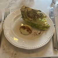 Cabbage as a side dish - delicious!  at Holy Carrot in London