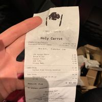   at Holy Carrot in London