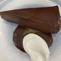 Chocolate torte   at Holy Carrot in London