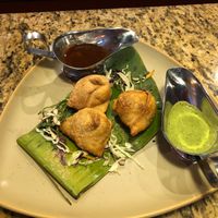 Vegan Veg Samosas at Le Indya in Naples