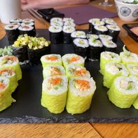 Delicious vegan sushi 👌🏻  at Samourai Sushi in Dijon