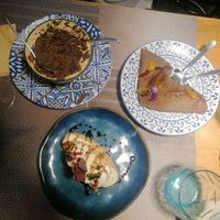 Tris di dolci at Be Free in Olbia