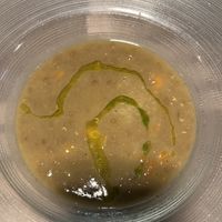 Commentary vegan soup  at Be Free in Olbia