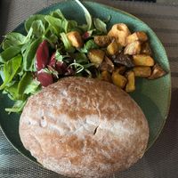 Vegan burger  at Be Free in Olbia