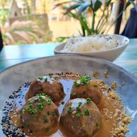Albondigas with shitake at Retroway in Mallorca
