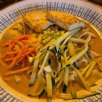 Nudeln mit Erdnusssauce und Tofu - Peanutsauce-noodle with tofu at JIA - The Taste of Home in Dortmund