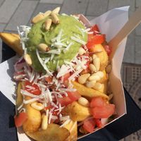Vegan Bruschetta fries at Frittenküche in Dortmund