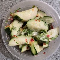 Cucumber saladd  at Hudson Taco in Newburgh