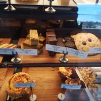Some of the cabinet food at Coffee Culture - Sumner in Christchurch