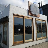 Front of the cafe at Coffee Culture - Sumner in Christchurch