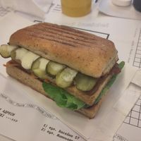 Koreayn sandwich (spelling might be off) at Orang+Utan - Symona Petlyury in Kyiv