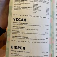 Menu  at Corner Bakery by Gerard in Maastricht