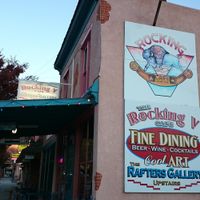 Outside view at Rocking V Cafe in Kanab