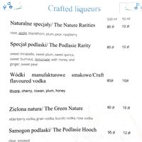 Menu 6 of 8, July 2021 at Niezapominajka in Hajnowka
