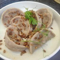Vegan cheese Pierogi at Niezapominajka in Hajnowka