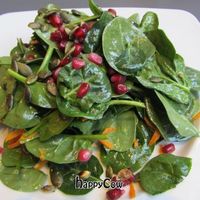 spinach salad at Saf - Kensington in West London