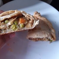 Different spicy filling at Hanley's Cornish Pasties in Dublin