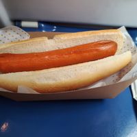 Vegan hotdog at Hanley's Cornish Pasties in Dublin
