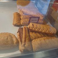 Only thing on display that was vegan - had to ask for pasties at Hanley's Cornish Pasties in Dublin