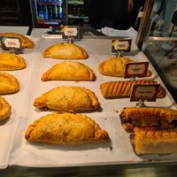 Display at Hanley's Cornish Pasties in Dublin