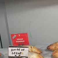 Vegan pumpkin pasty  at Hanley's Cornish Pasties in Dublin