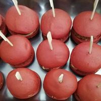 Mini egan mushroom burgers at PlanVita in Athens