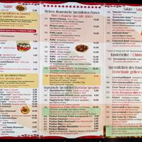 Menu of Babel at Babel in Berlin