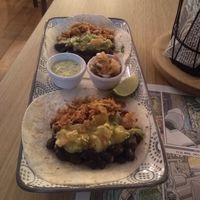 Tacos veganos at Barallocas in Pontevedra