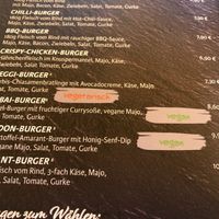 2 vegan burger options are now added to the menu. at Cafe Contur in Meitingen