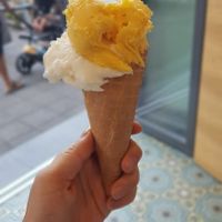 Mango and Lemon. I recommend Mango! at Die Eismacher - Steuartstraße in Ingolstadt