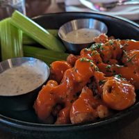 Vegan buffalo cauliflower at Earls Kitchen + Bar in Lone Tree