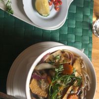 Vegan pho  at Asian Kitchen in Kigali