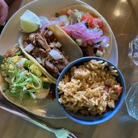 Très tacos at Reposados Tacos y Tequila in Golden