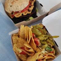 Steinis Texmex Burger at Steini's T-Bar in Dusseldorf