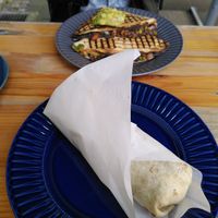 From top: Quesadilla and burrito at Steini's T-Bar in Dusseldorf