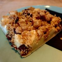 Apple cake with cranberries at Steini's T-Bar in Dusseldorf