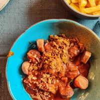 Vegane Curryvurst at Schmausers in Gaggenau