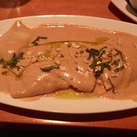 V Pumpkin ravioli  at The Cellar in Corning