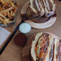 Kimchi burger at Les Tontons Veg in Paris