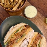 Kimchi Burger  at Les Tontons Veg in Paris