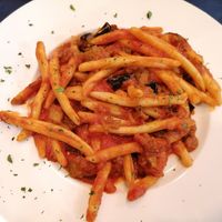 Vegan pasta at Maga Magò in Jesolo