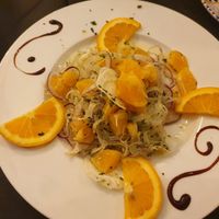 Fennel salad with oranges and onions at Maga Magò in Jesolo
