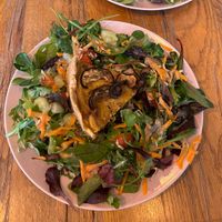 Quiche mit Salat (vegan)  at Rosa Parks Café in Berlin