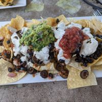 Vegan nachos at Raven Cafe in Prescott