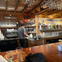 Staff is hustling w a line out the door!   at Raven Cafe in Prescott