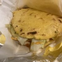 Arepa to go   at Bistro de Marquez in Salzburg