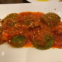 Vegan ravioli (I added the chili flake) at Piattini in Boston