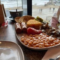 Vegan brekkie at Saltwater Cafe Bar in Scarborough
