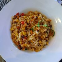 Rice with smocked tofu at Ezitis Migla - Grēcinieku iela in Riga