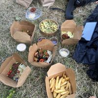 Cola wings are Banging! As was the tofu skews  at Plantopia in St Albans